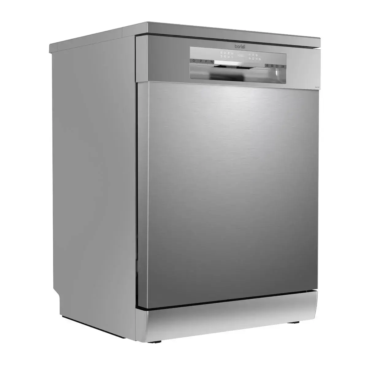 Baridi Freestanding Dishwasher, Full Size, Standard 60Cm Wide With 14 Place Settings, 8 Programs & 5 Functions, Led Display, Silver 1