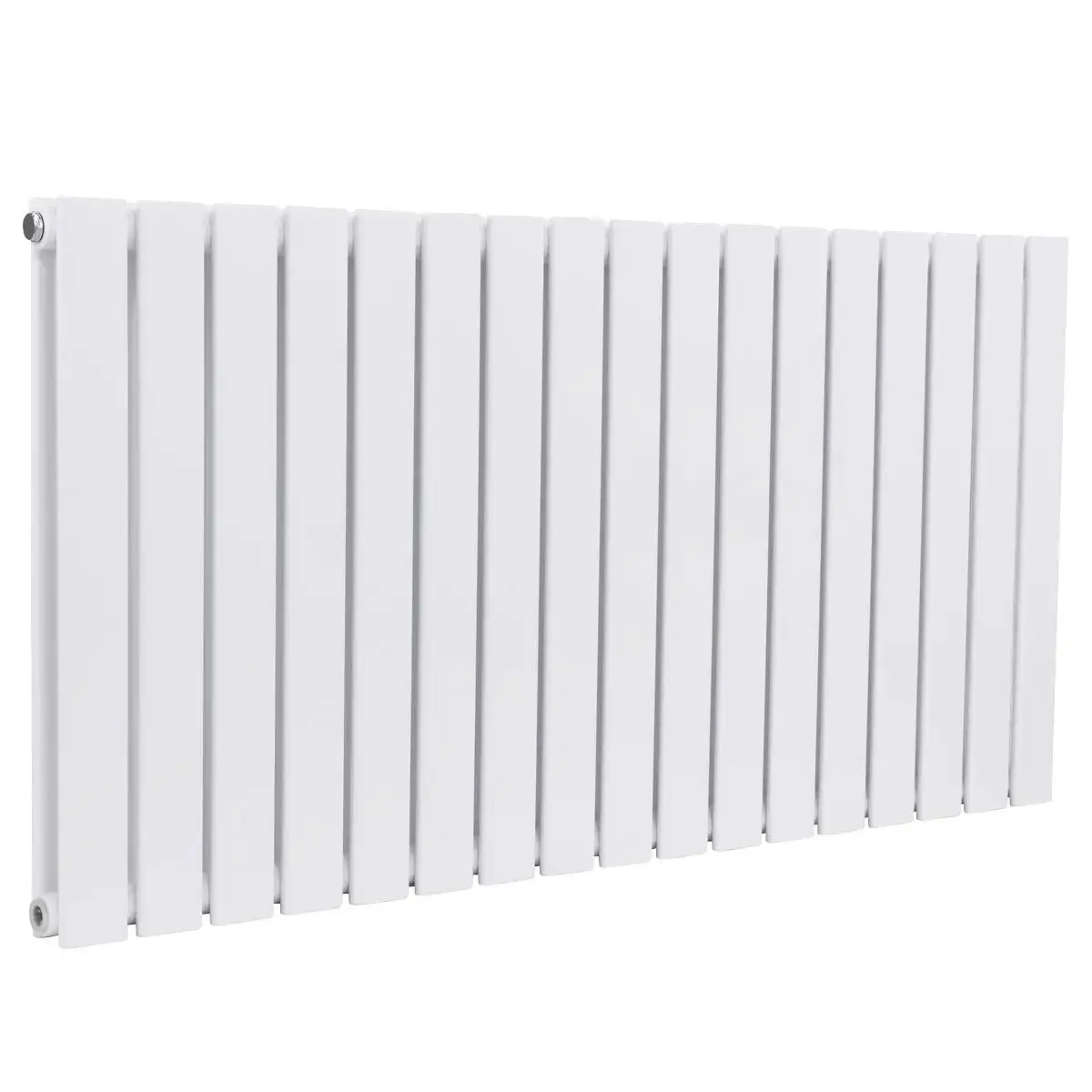 Baridi Horizontal Radiator Contemporary Double Flat Panel Design 600 X 1190Mm – White 1