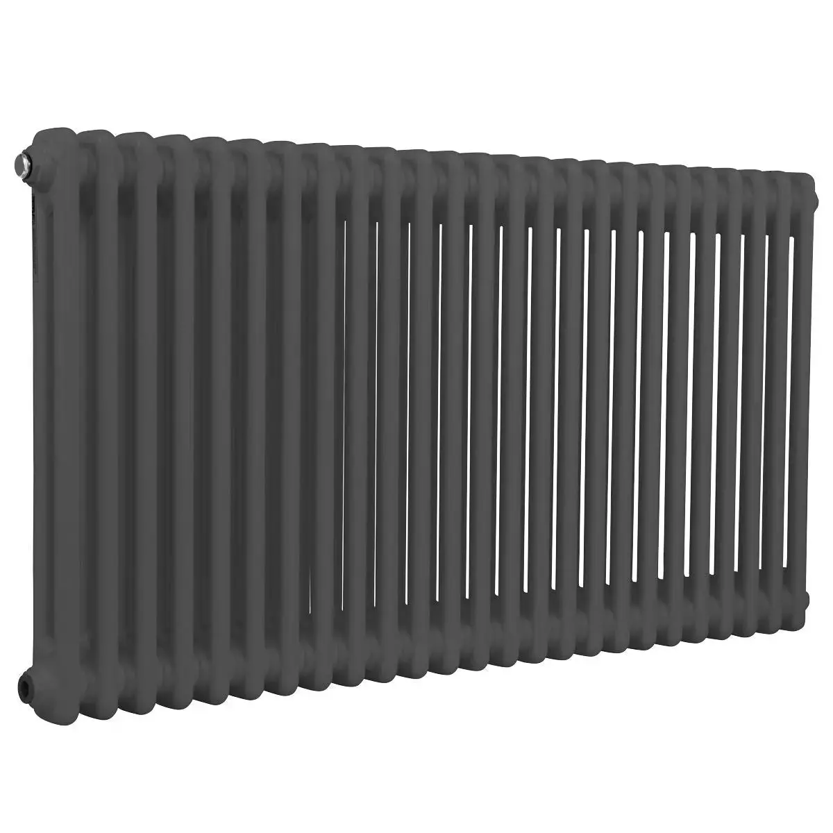 Baridi Horizontal Traditional 2 Column Radiator 600 X 1147Mm – Anthracite 1