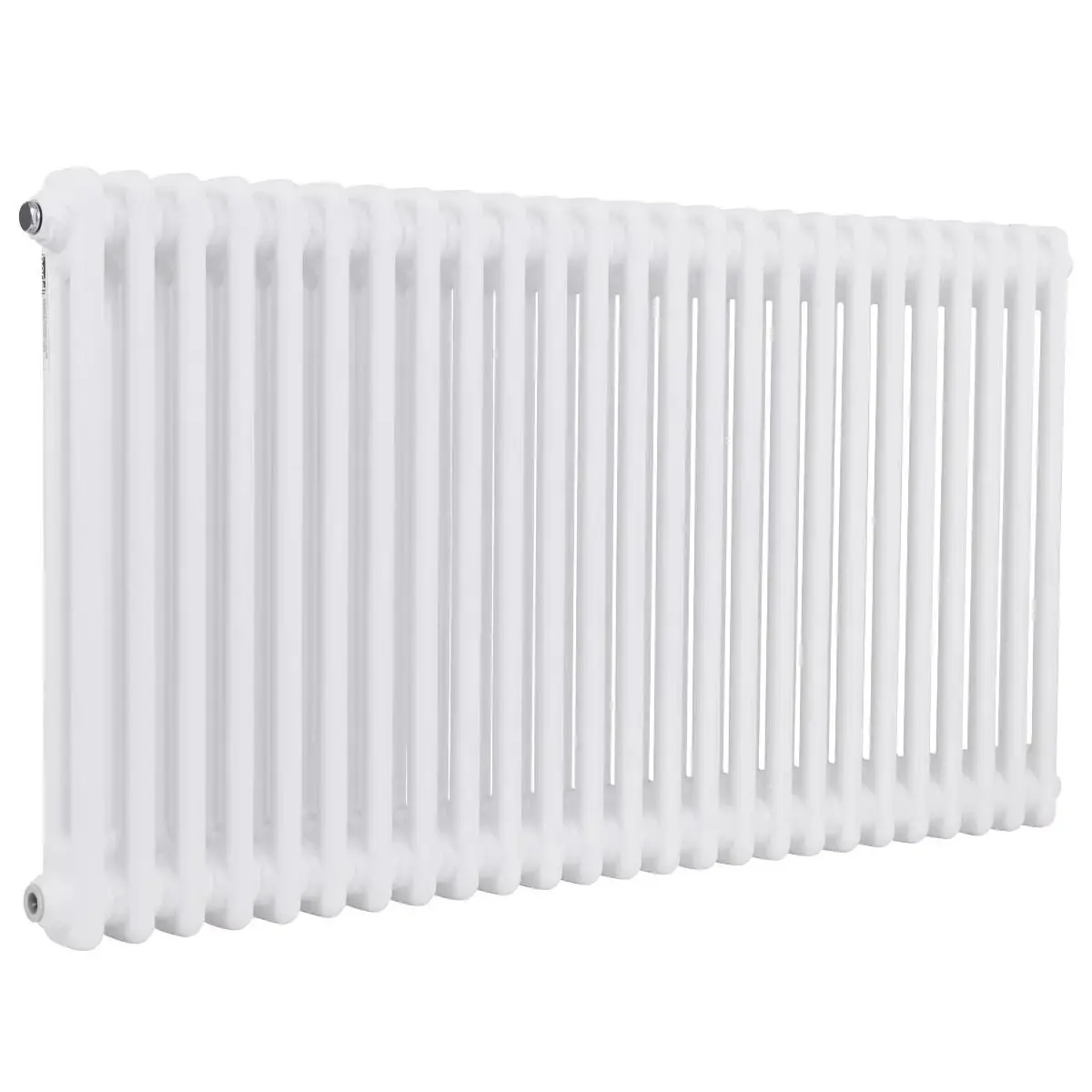 Baridi Horizontal Traditional 2 Column Radiator 600 X 1147Mm – White 1