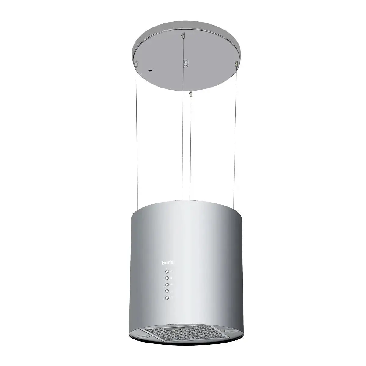 Baridi Island Cooker Hood, Pendant Style, Ø35cm, 3 Speed, Stainless Steel 1