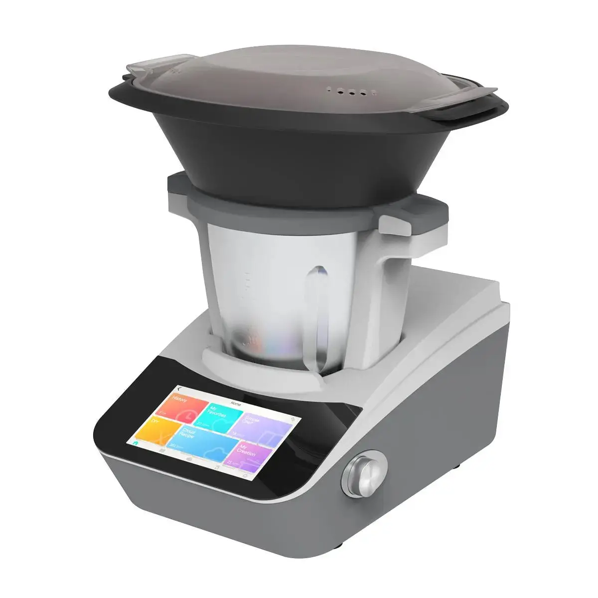 Baridi Smart Kitchen Robot Thermo-Cooker, 18 Preset Functions, 7” Tft Touchscreen 1