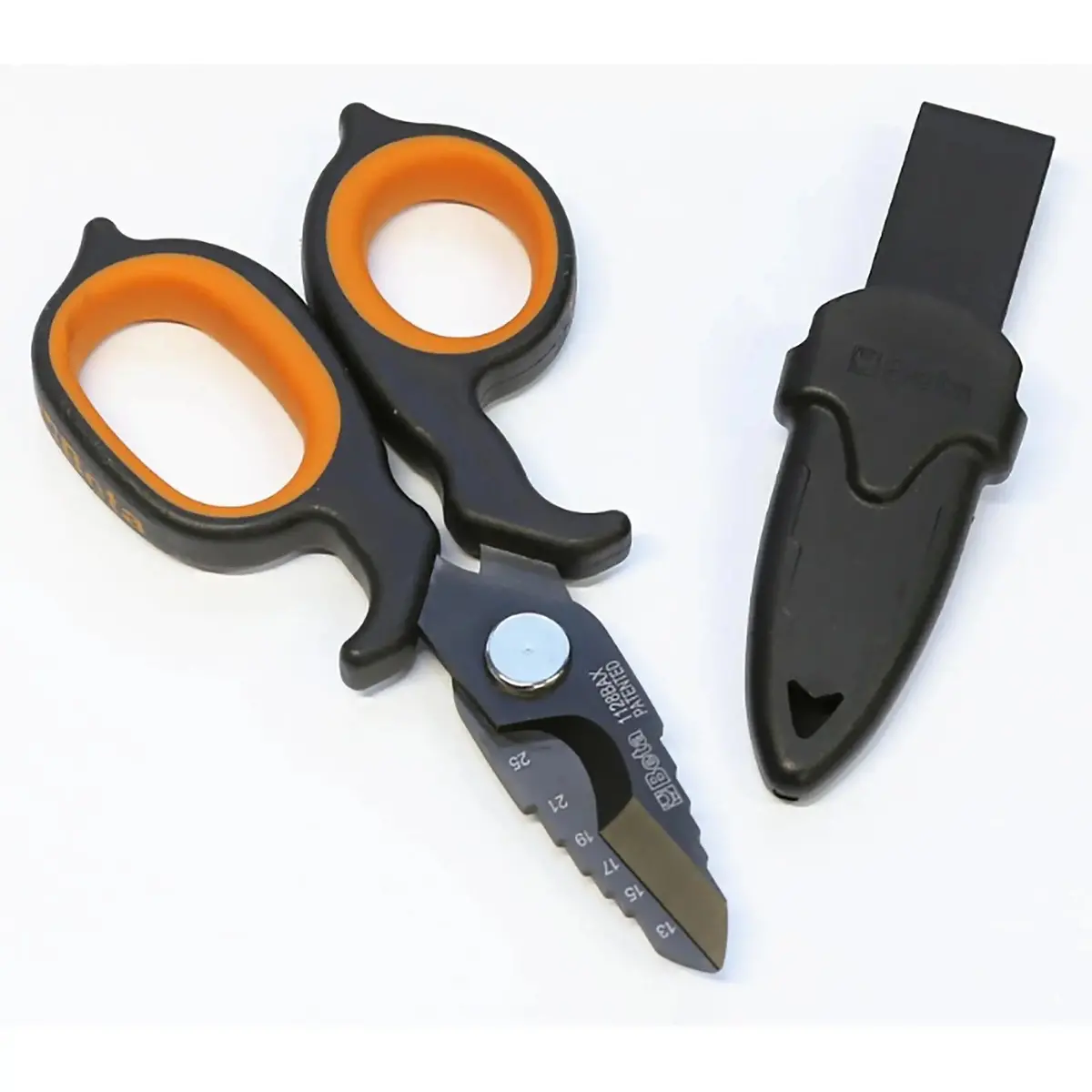 Beta Double Acting Electricians Scissors Dlc Diamond Like Carbon Stainless Steel 150Mm 1128Bax 1