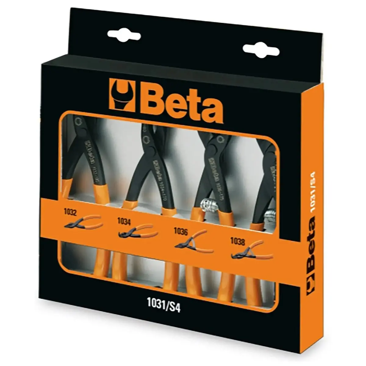 Beta Tools Circlip Plier Set 4 Pieces Internal External Pliers 1031/S4 1