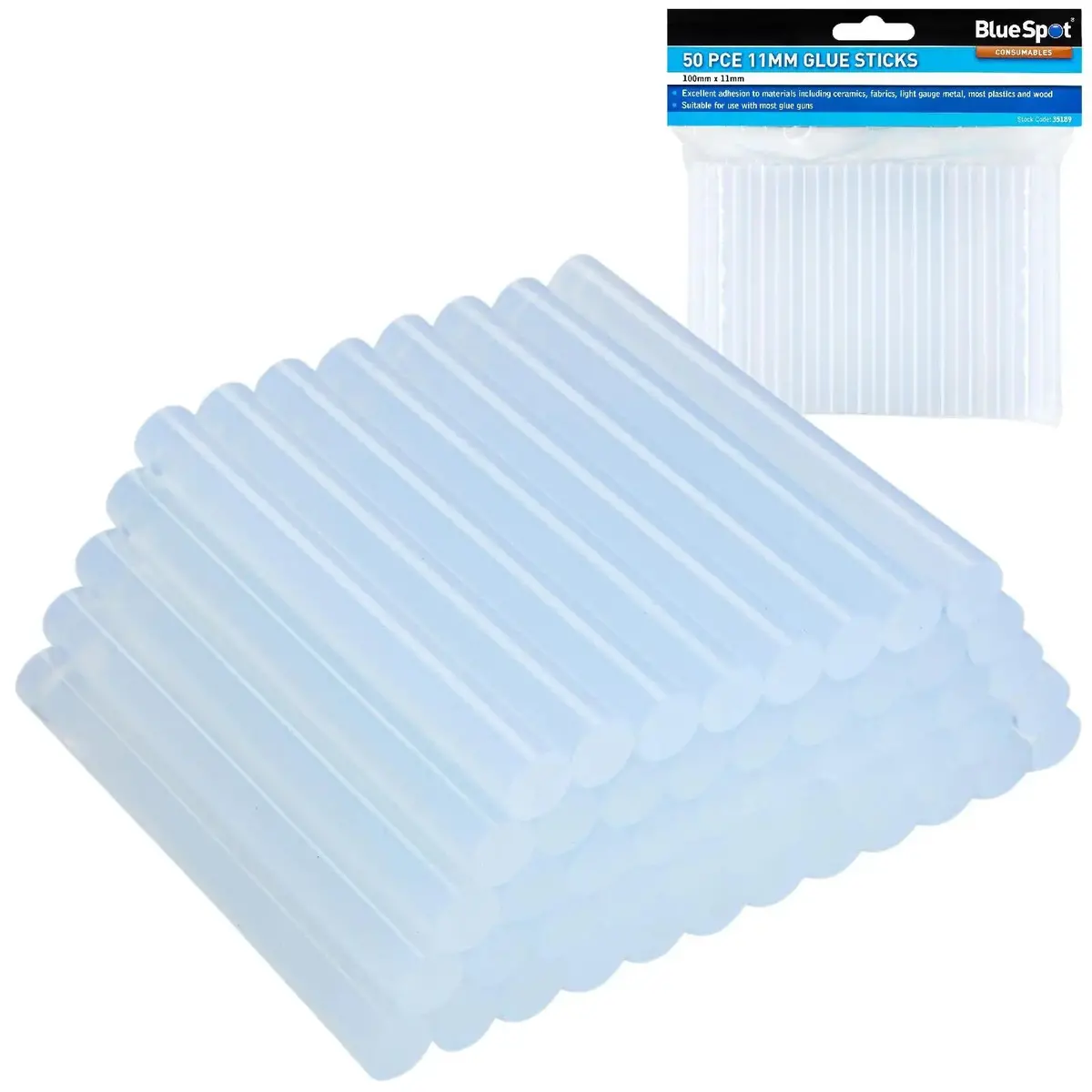 Bluespot 11Mm Glue Sticks 50 Pieces 1