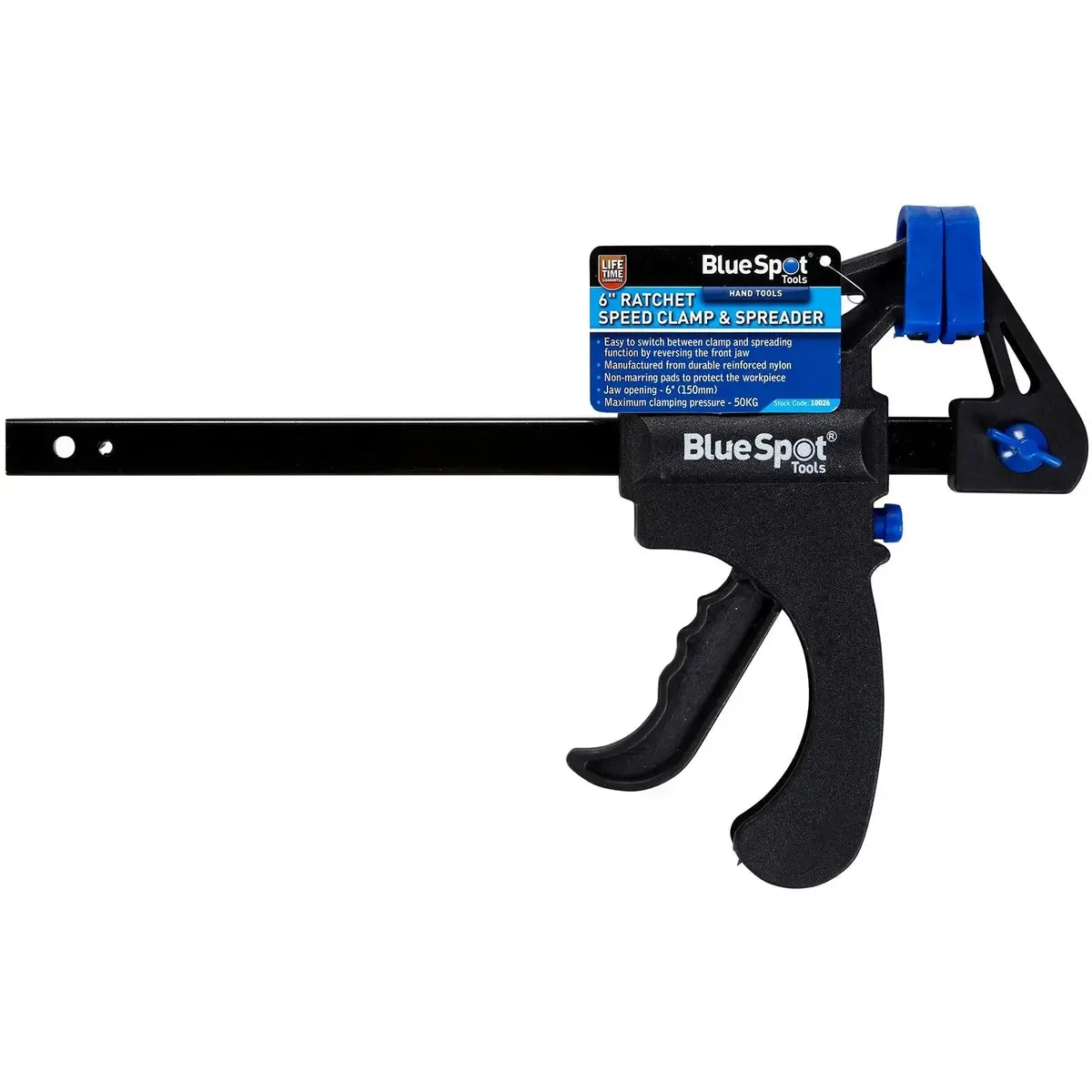 Bluespot 6" Ratchet Speed Clamp And Spreader 1