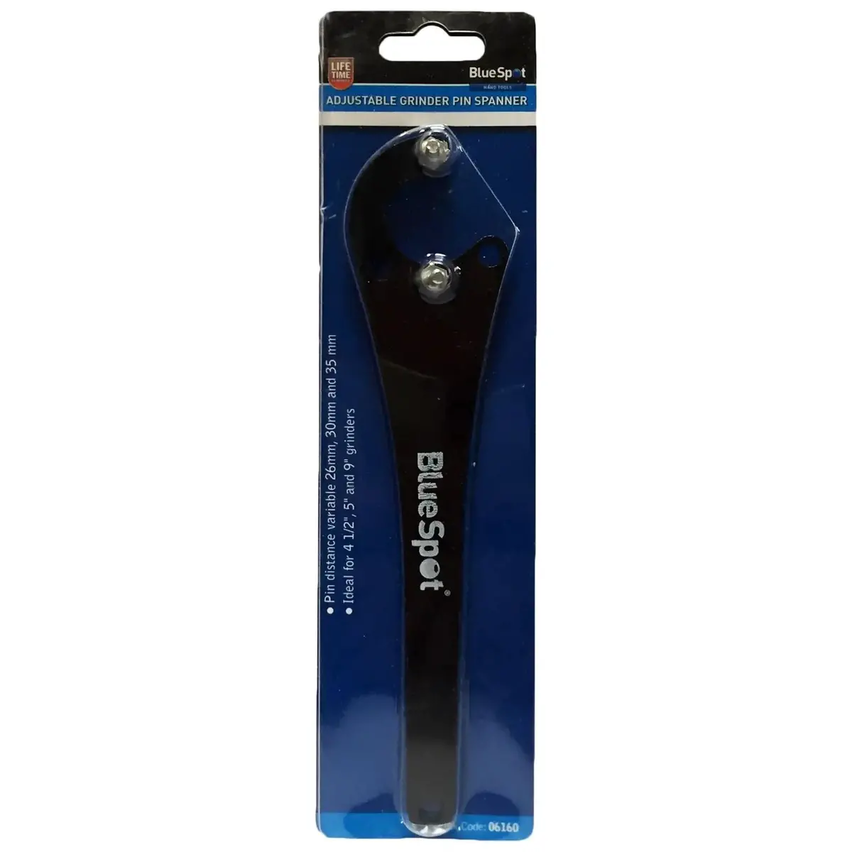Bluespot Adjustable Grinder Pin Wrench Spanner 1