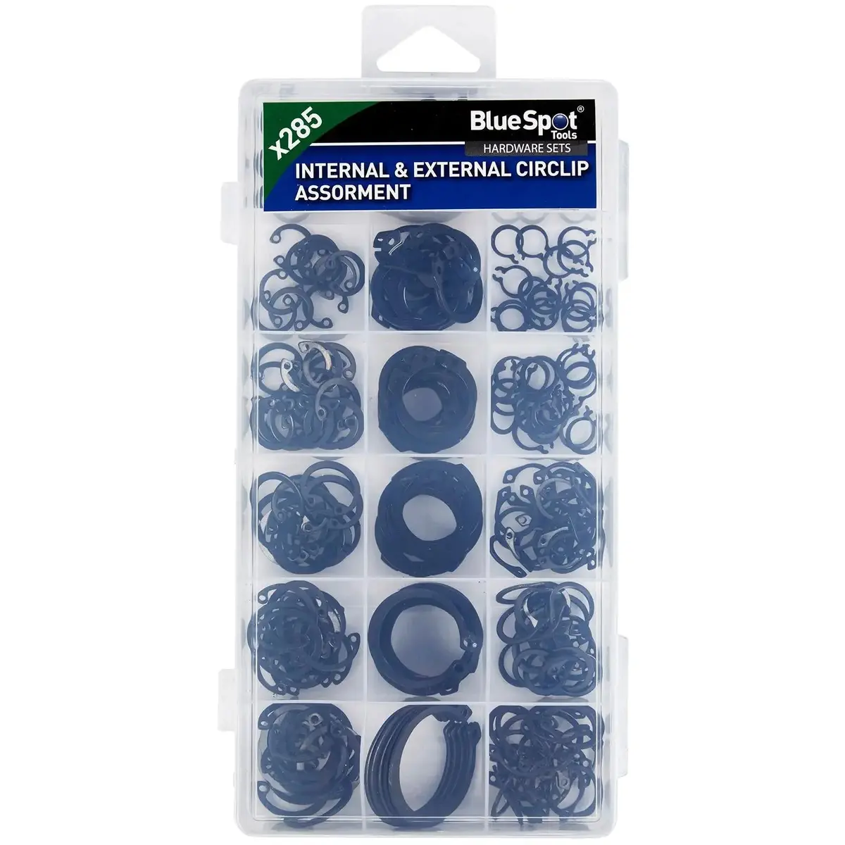 Bluespot Assorted Internal And External Circlip Set 285Pc 1