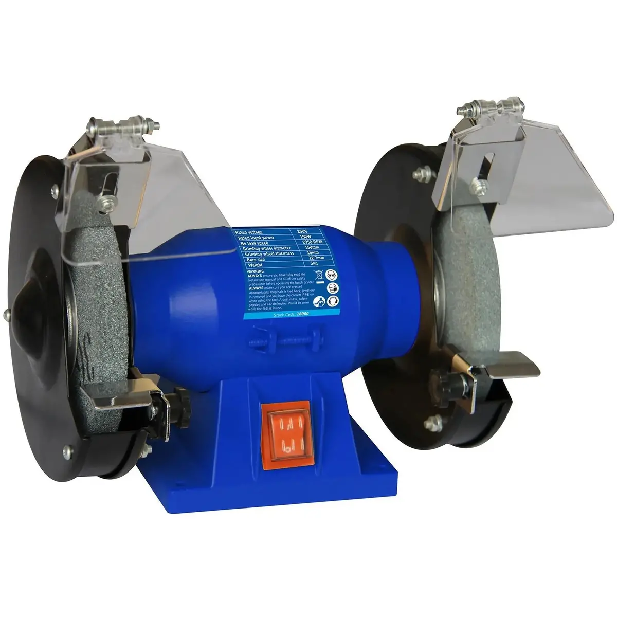 Bluespot Bench Grinder 6" 150Mm 150 Watt 1