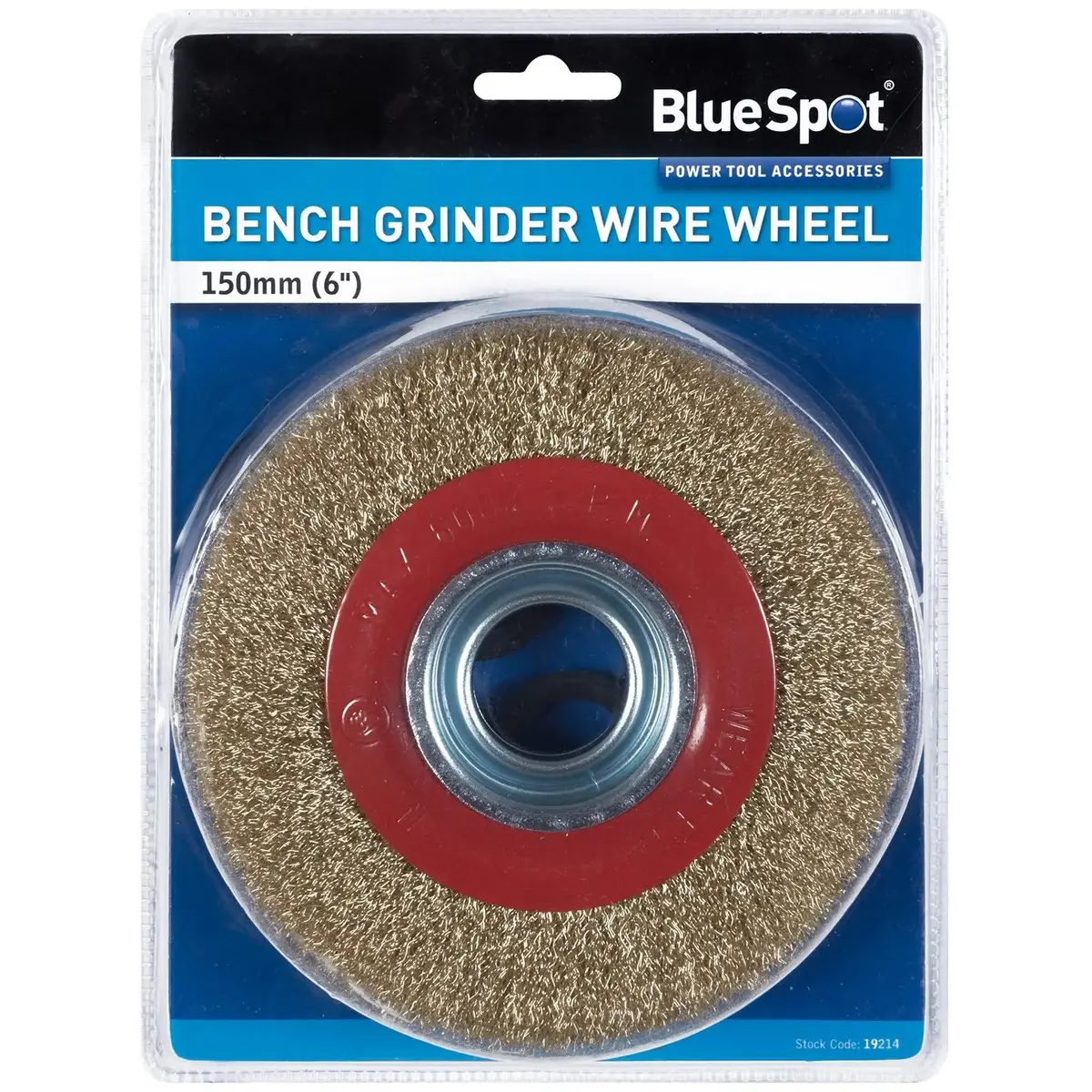 Bluespot Bench Grinder Wire Wheel 150Mm 6In 1