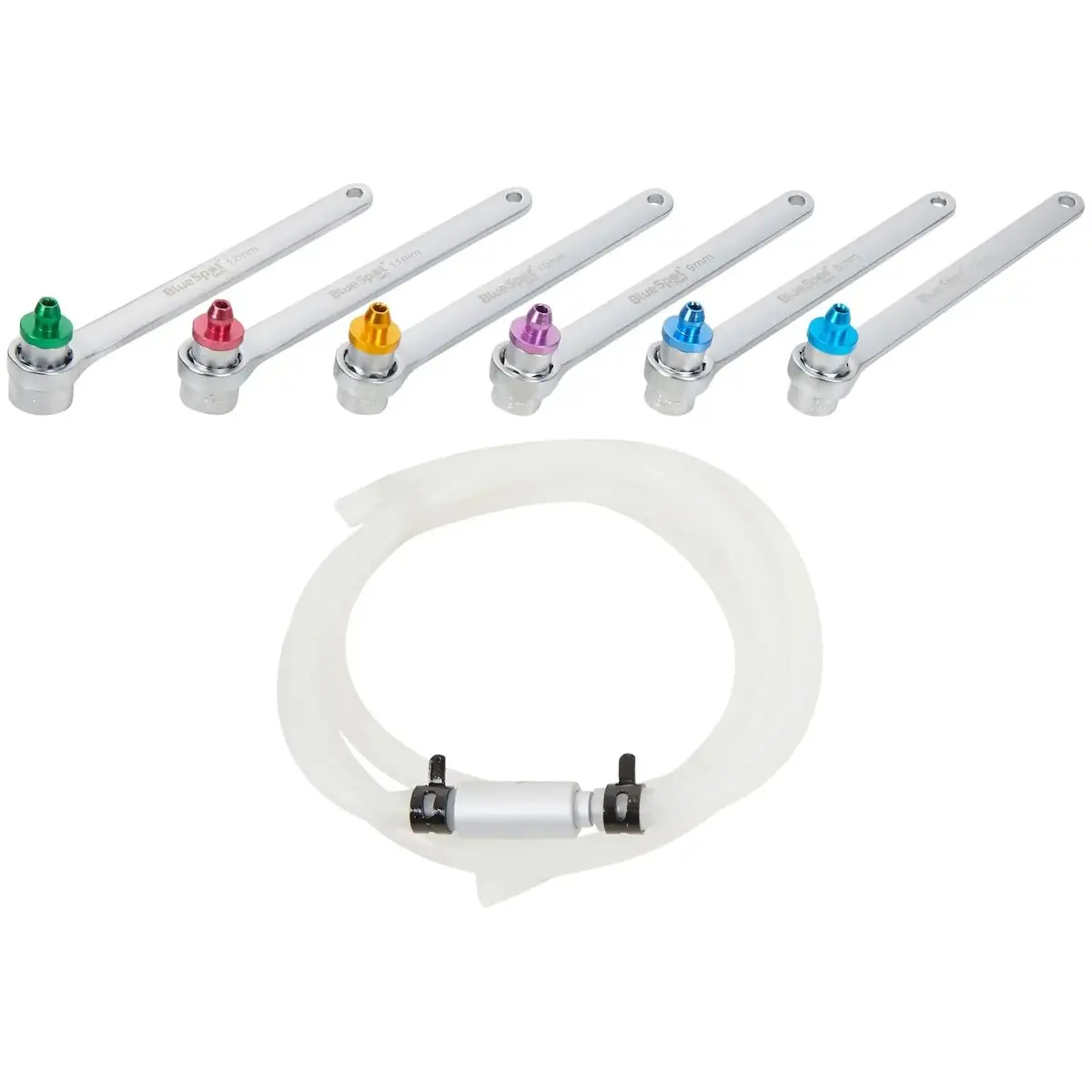Bluespot Brake Bleeder Wrench Set 7-12Mm In Case 7 Piece 1