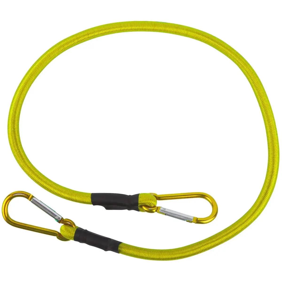Bluespot Bungee Cord Snap Clip Carabiner 120Cm Yellow 1