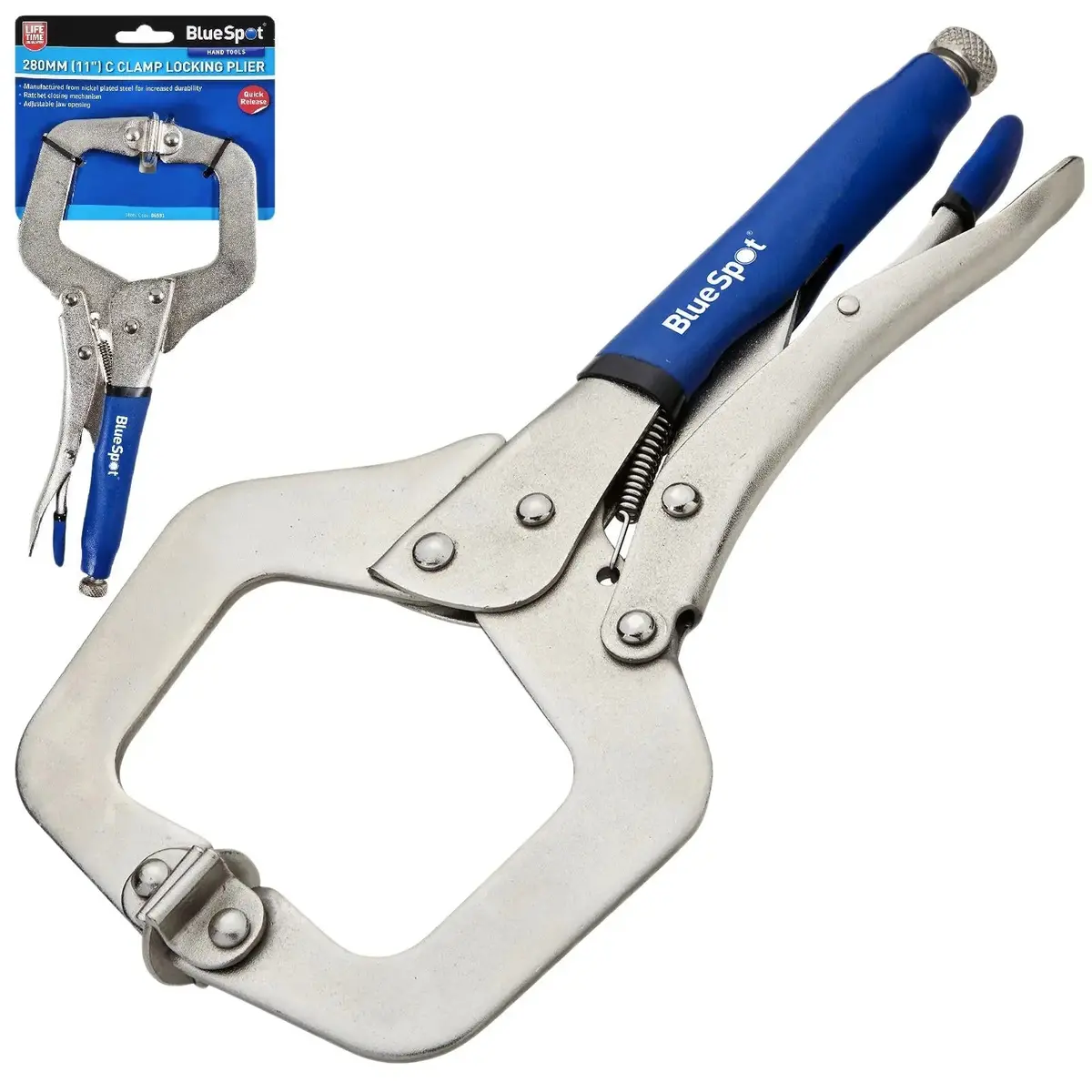 Bluespot C Clamp Locking Plier 280Mm 1
