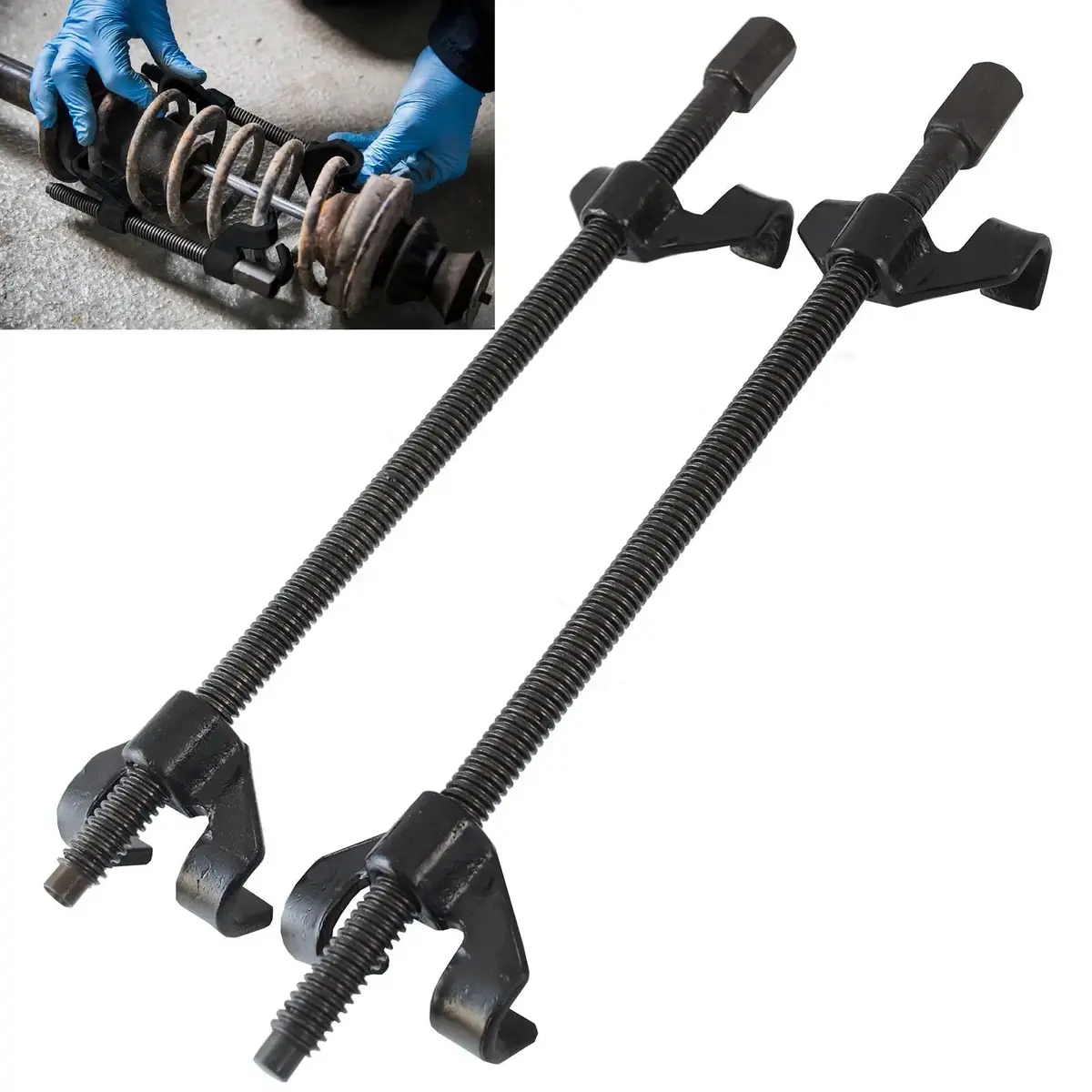 Bluespot Coil Spring Compressor 370Mm Set 2 Pieces 1