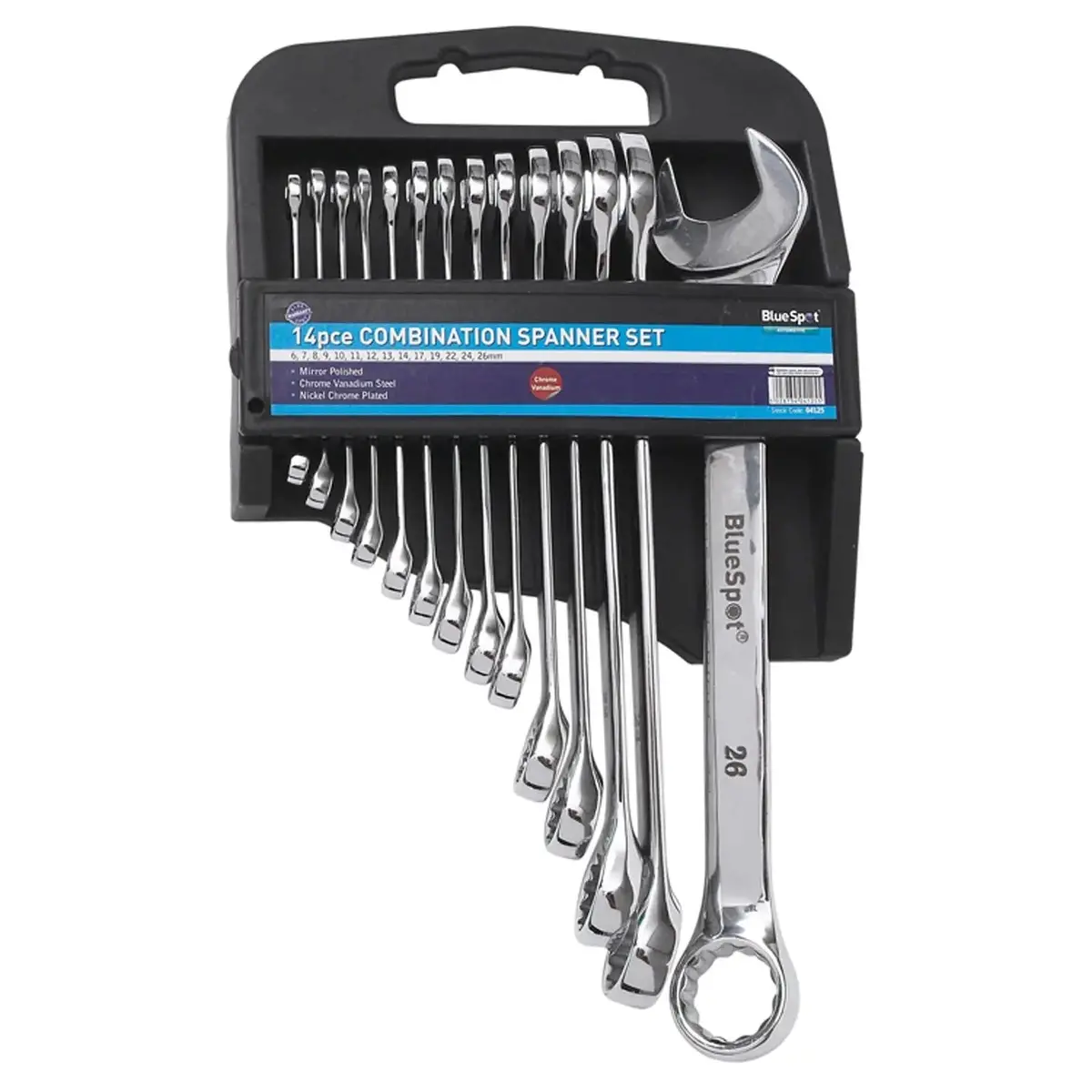Bluespot Combination Spanner Set Metric 6-26Mm 14 Piece 1
