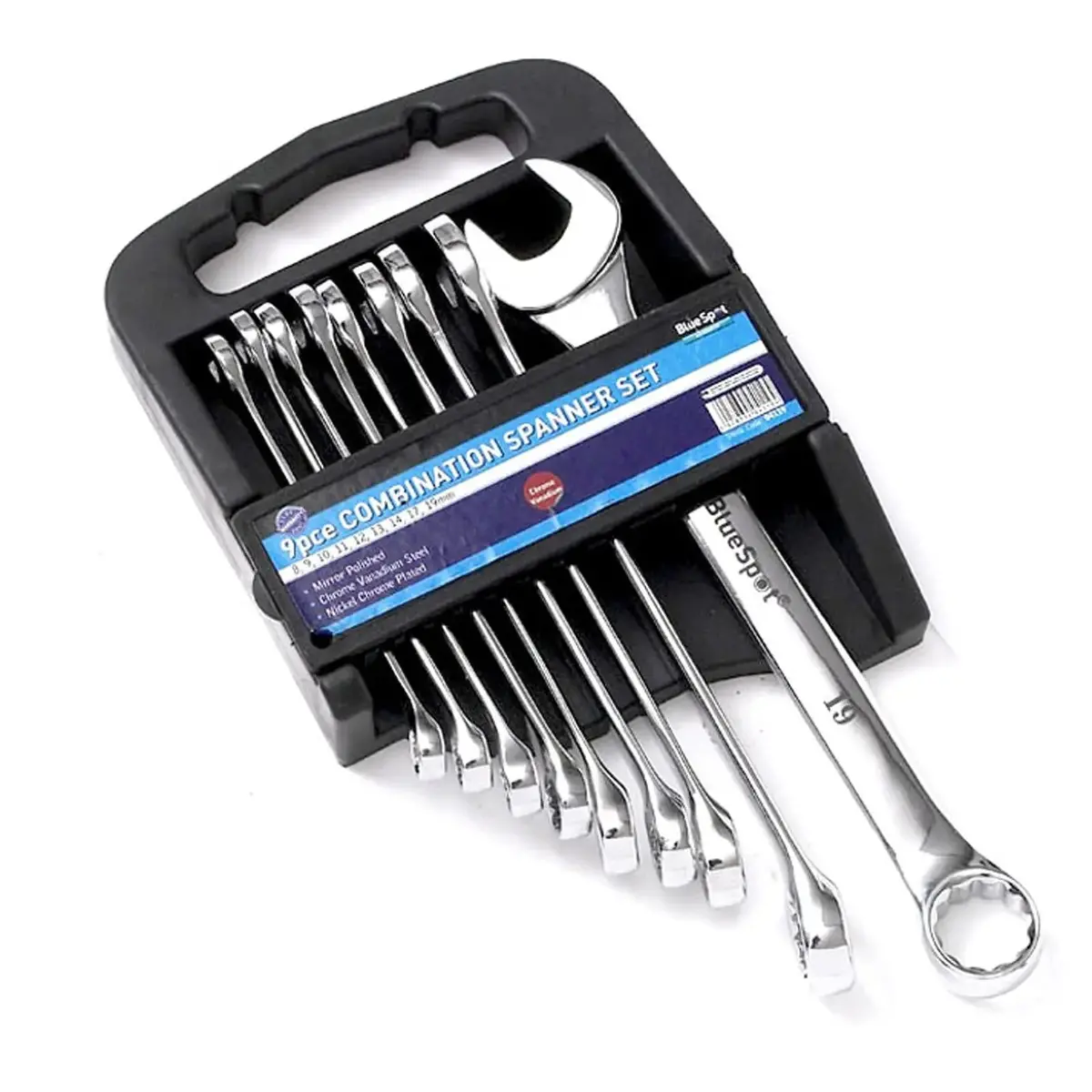 Bluespot Combination Spanner Set Metric 8-19Mm 9 Piece 1