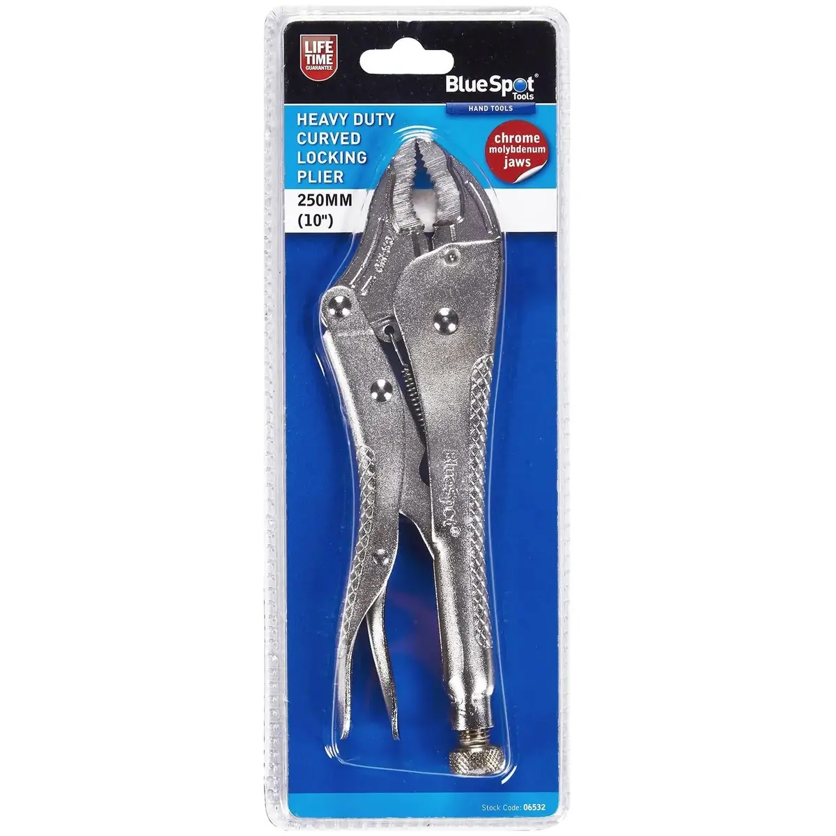 Bluespot Curved Locking Plier Heavy Duty 250Mm (10") 1