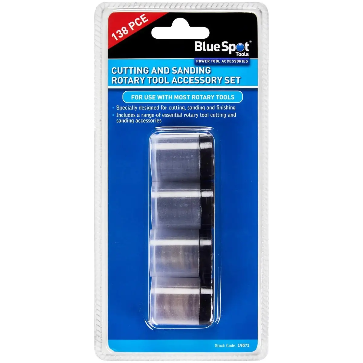 Bluespot Cutting And Sanding Discs Rotary Tool Accessory Set 138 Piece 1