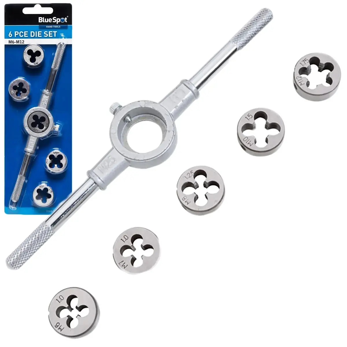Bluespot Die Set With Holder 6 Piece M6-M12 1