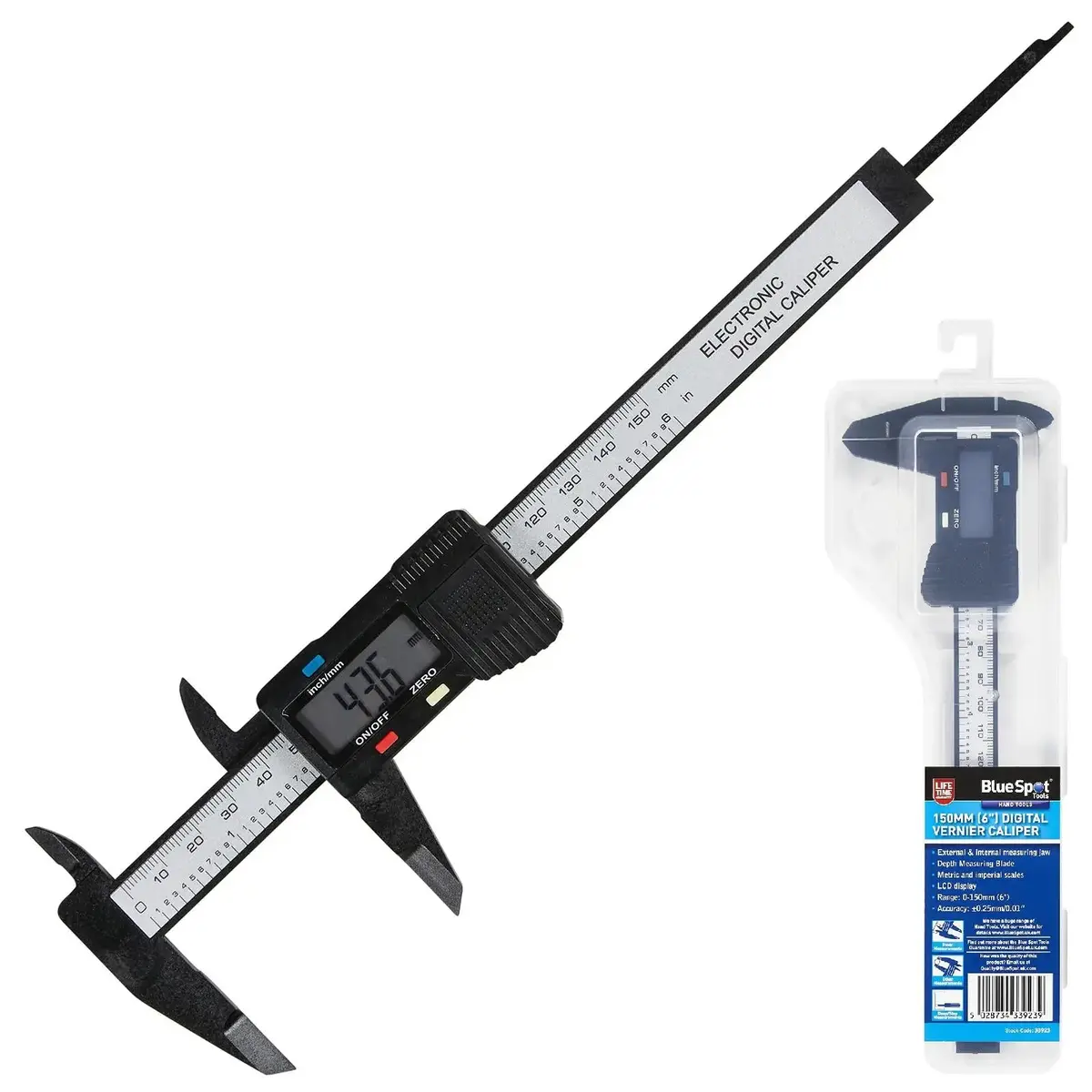 Bluespot Digital Vernier Caliper 150Mm (6") 1
