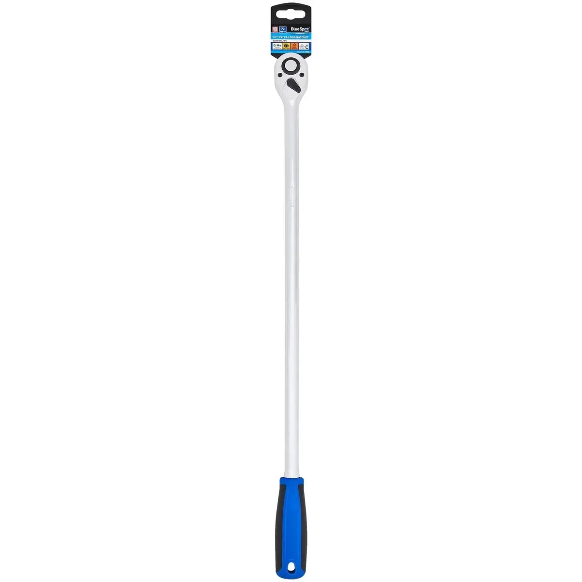 Bluespot Extra Long Ratchet Wrench 1/2" Drive 610Mm 72 Teeth 1