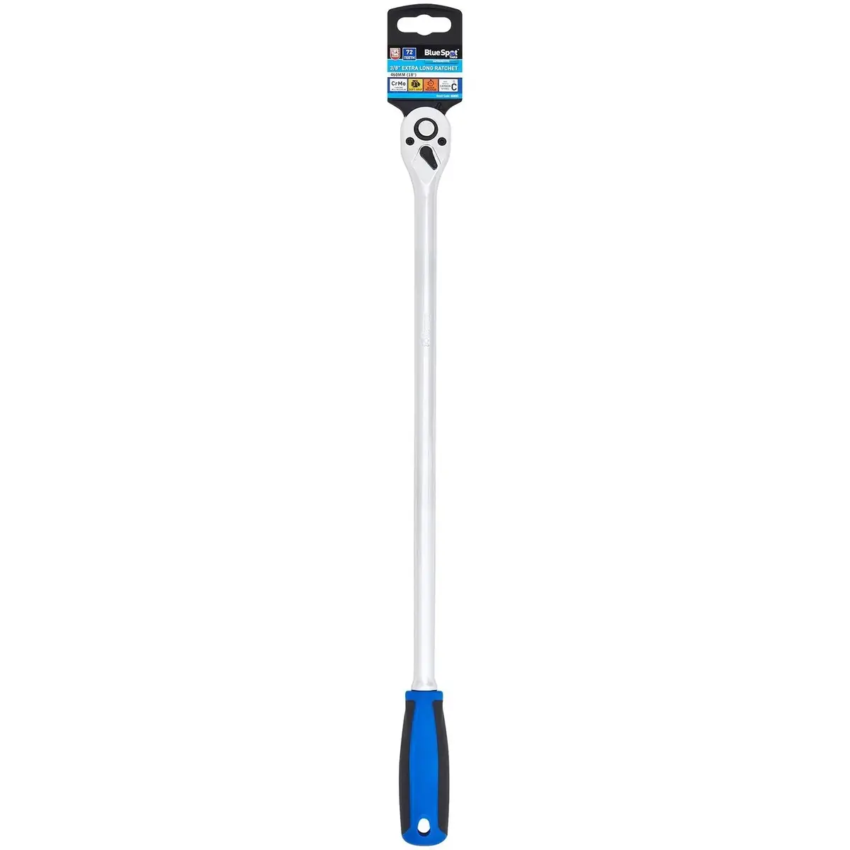Bluespot Extra Long Ratchet Wrench 3/8" Drive 460Mm 72 Teeth 1
