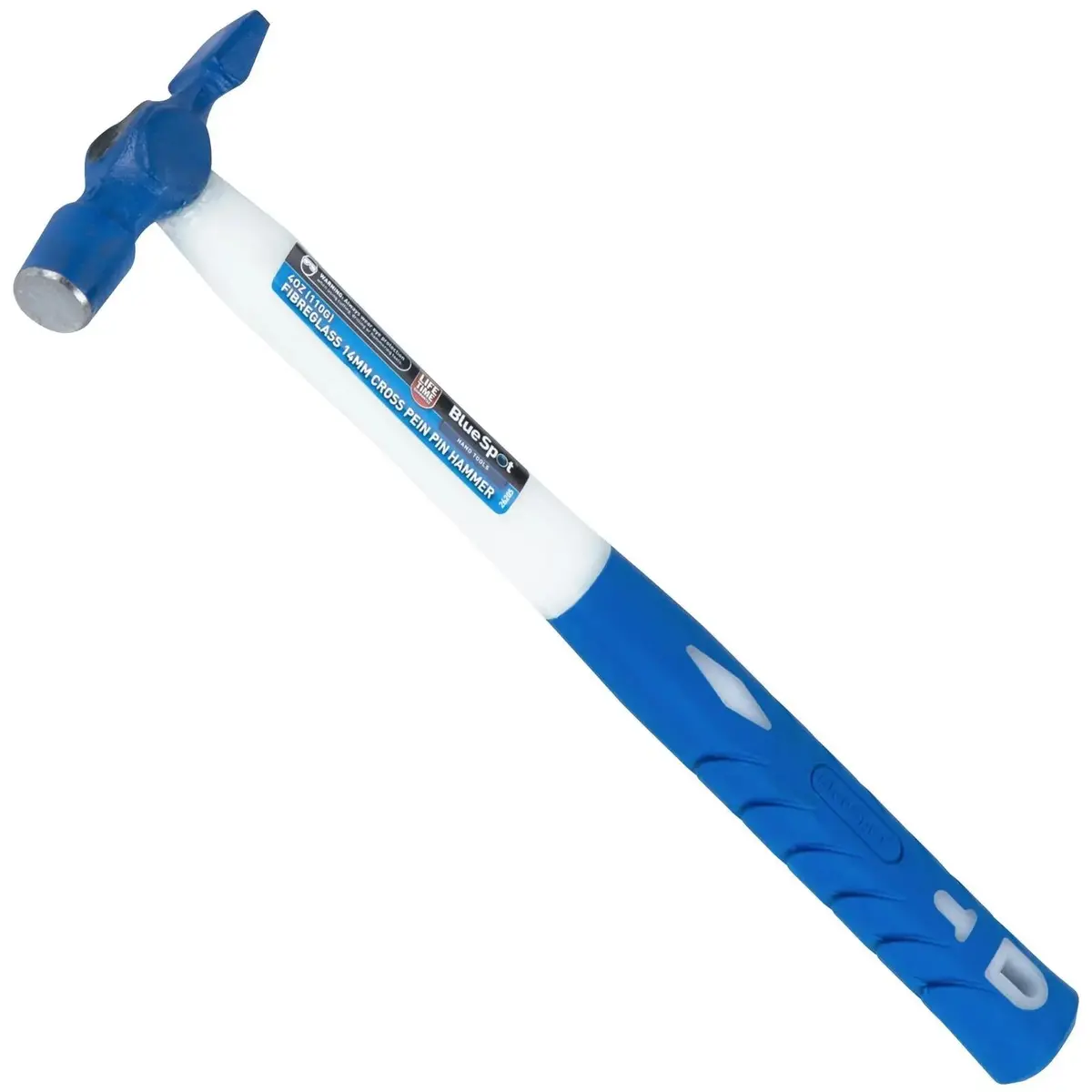 Bluespot Fibreglass 14Mm Cross Pein Pin Hammer 4Oz 110G 1