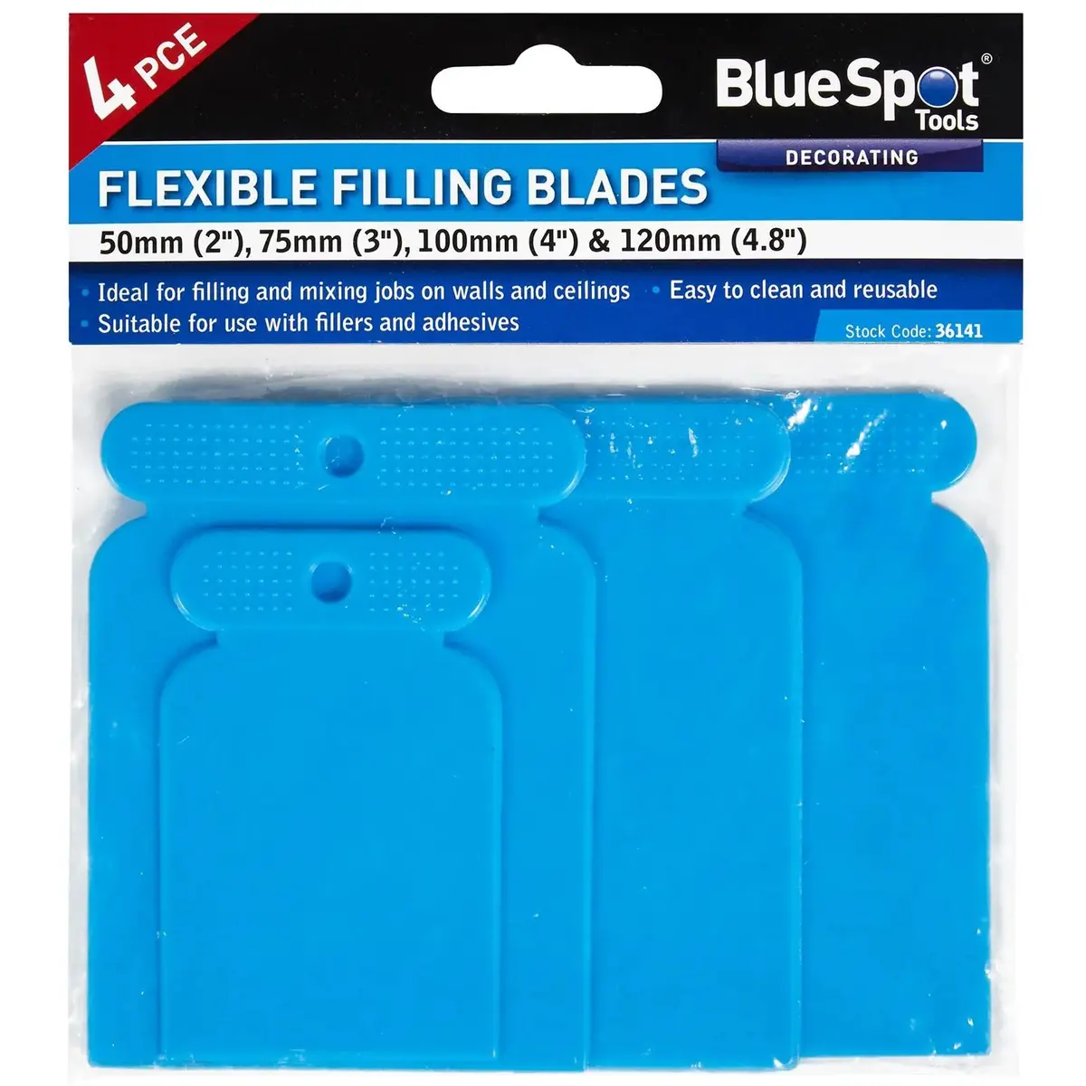 Bluespot Flexible Filling Blades 4Pc 1