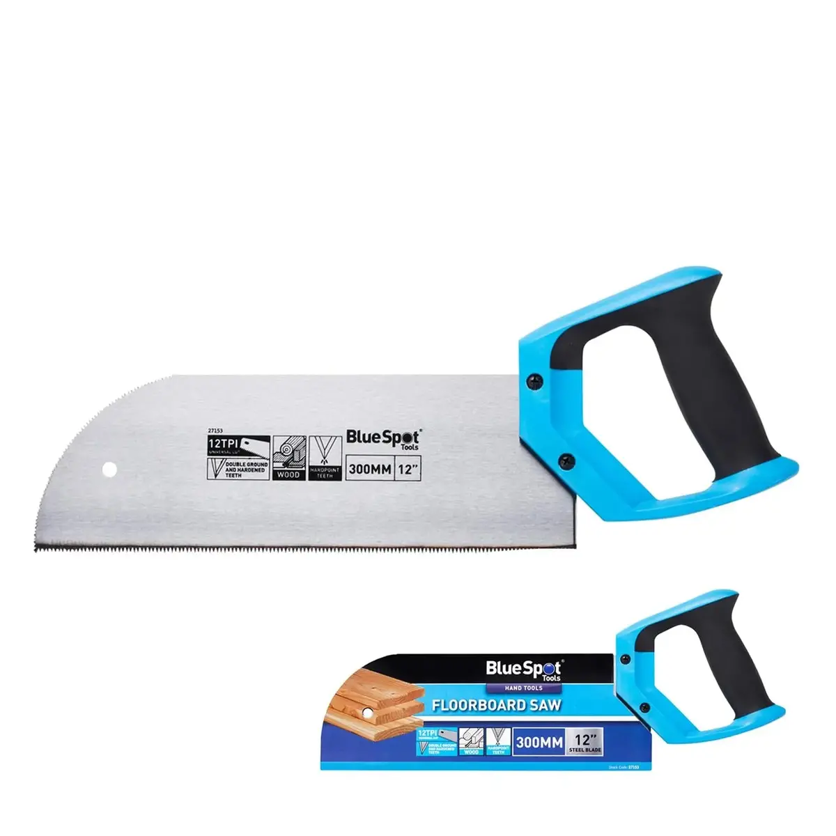Bluespot Floorboard Saw 300Mm 12In 12Tpi 1