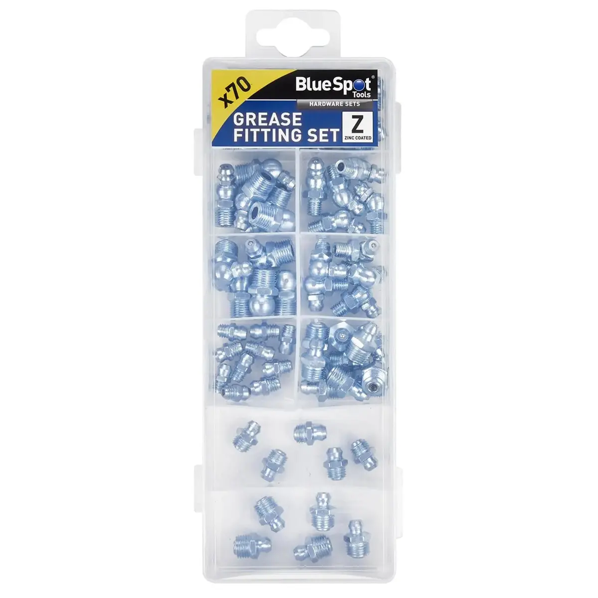 Bluespot Grease Fitting Set 70 Piece 1