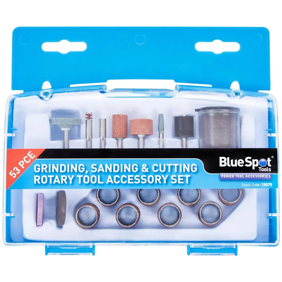 Bluespot Grinding Sanding And Cutting Rotary Tool Accessory Set 53 Piece 1