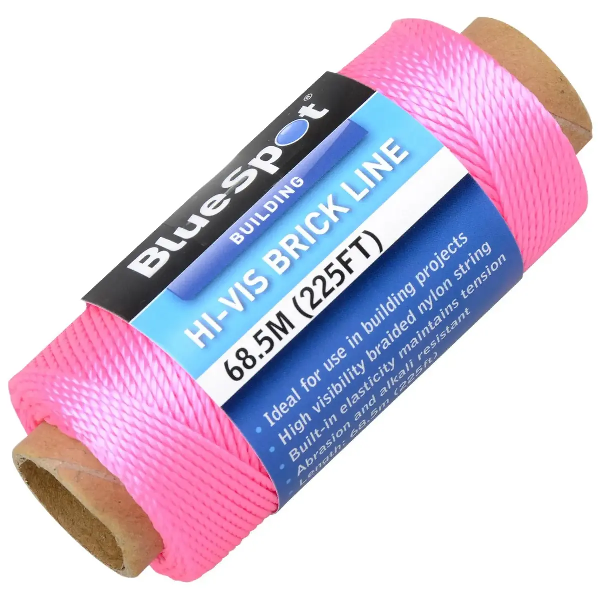 Bluespot Hi-Vis Builders Brick Line Pink 68.5M 225Ft 1