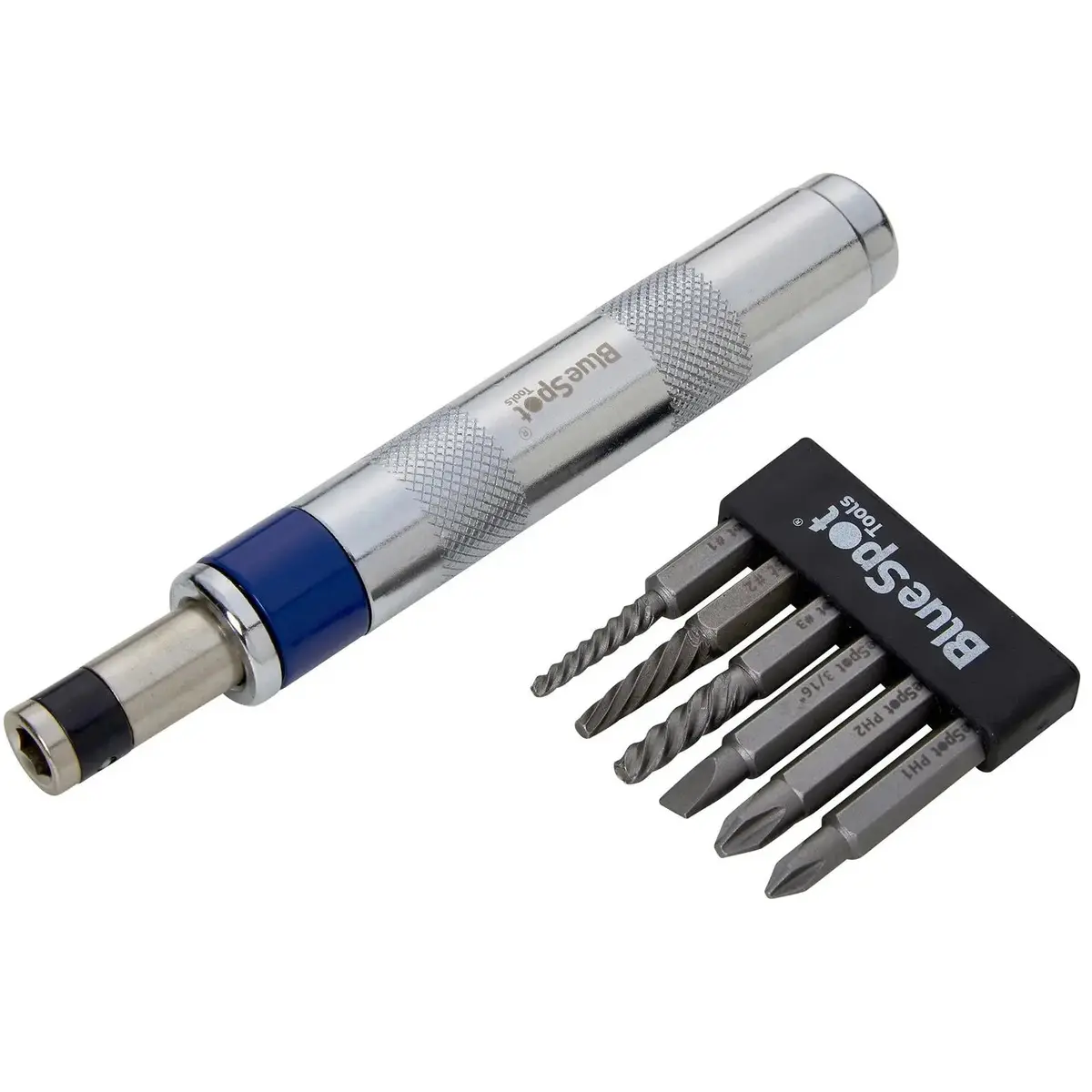 Bluespot Impact Driver And Extractor Set 1/4 1