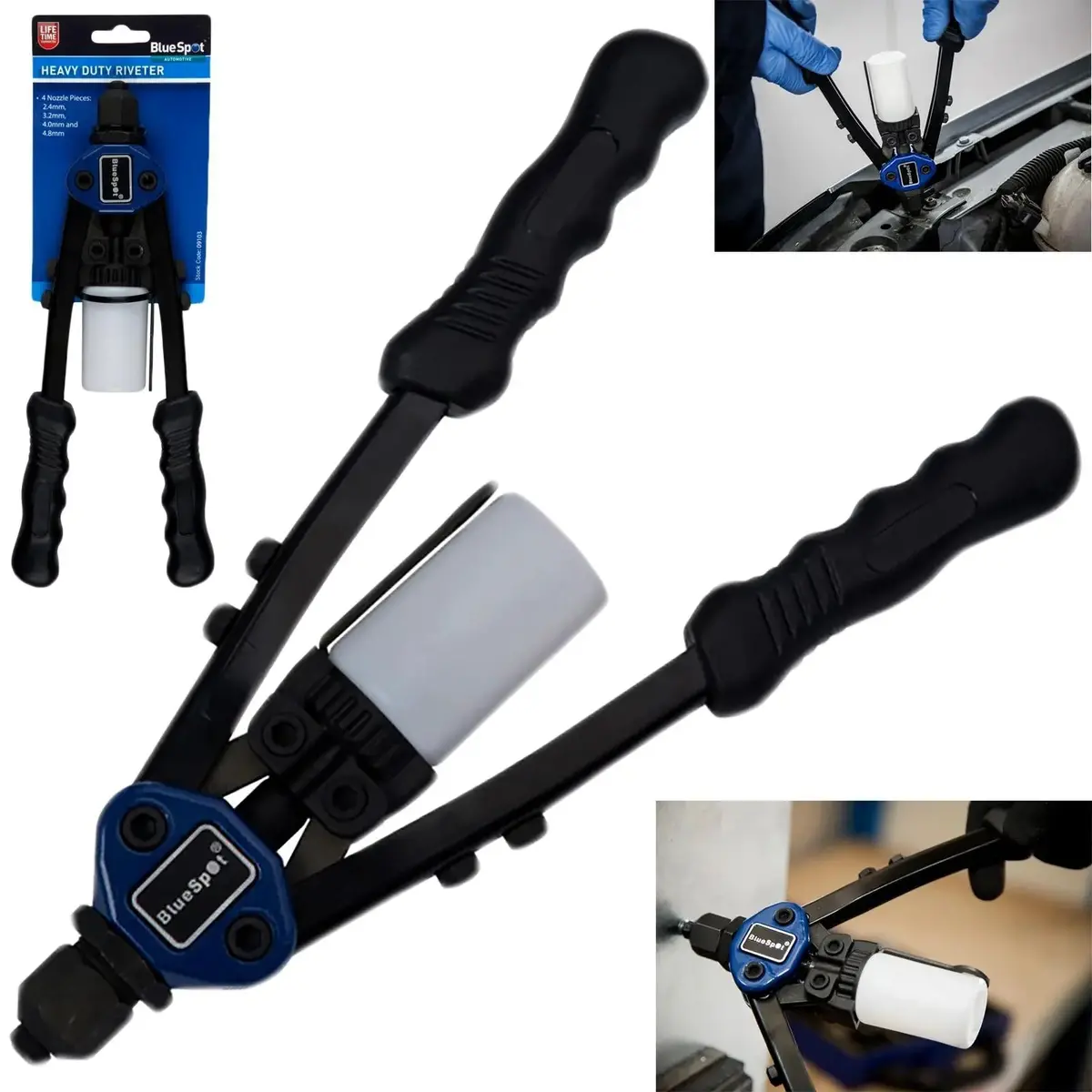 Bluespot Long Handle Rivet Gun Riveter 280Mm 11" Heavy Duty 1
