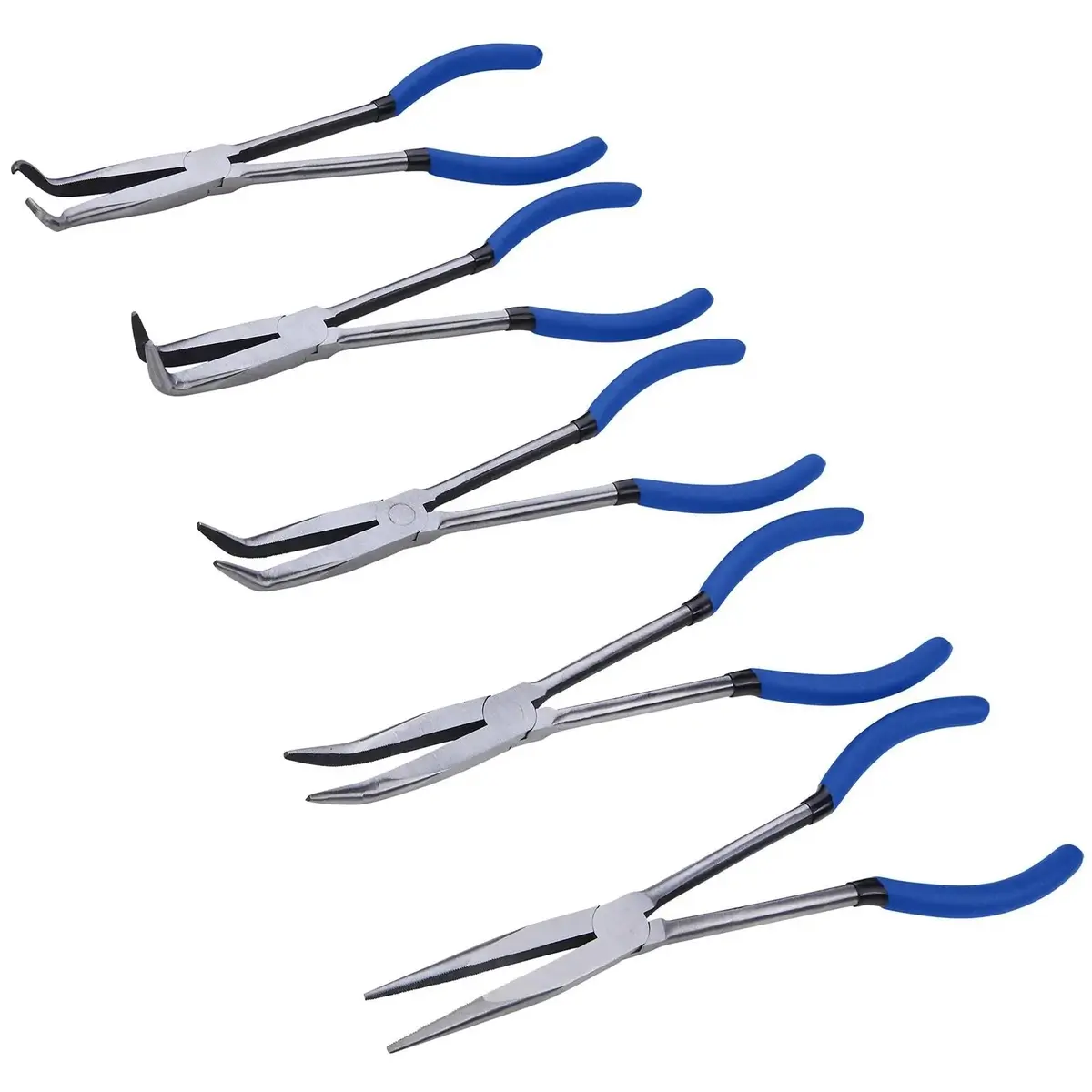Bluespot Long Nose Pliers In Wallet 275Mm (11") 5 Piece 1