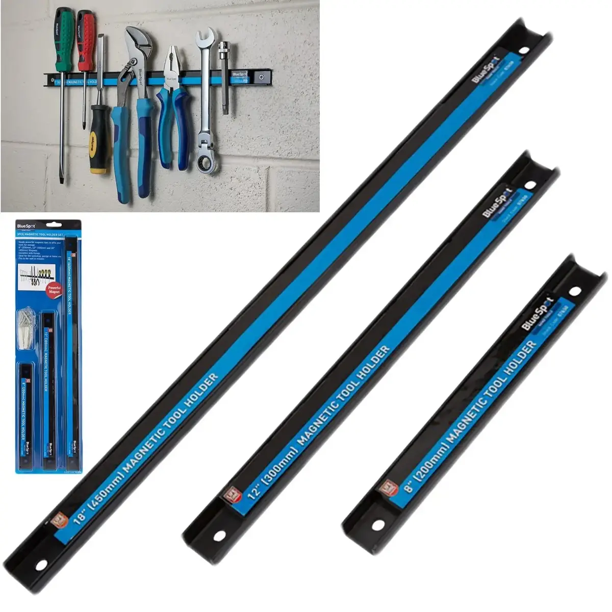 Bluespot Magnetic Tool Holder Set 3 Piece 1