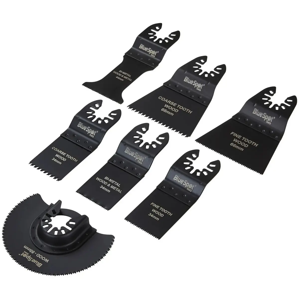 Bluespot Multi Tool Blade Set Omt 7 Piece 1