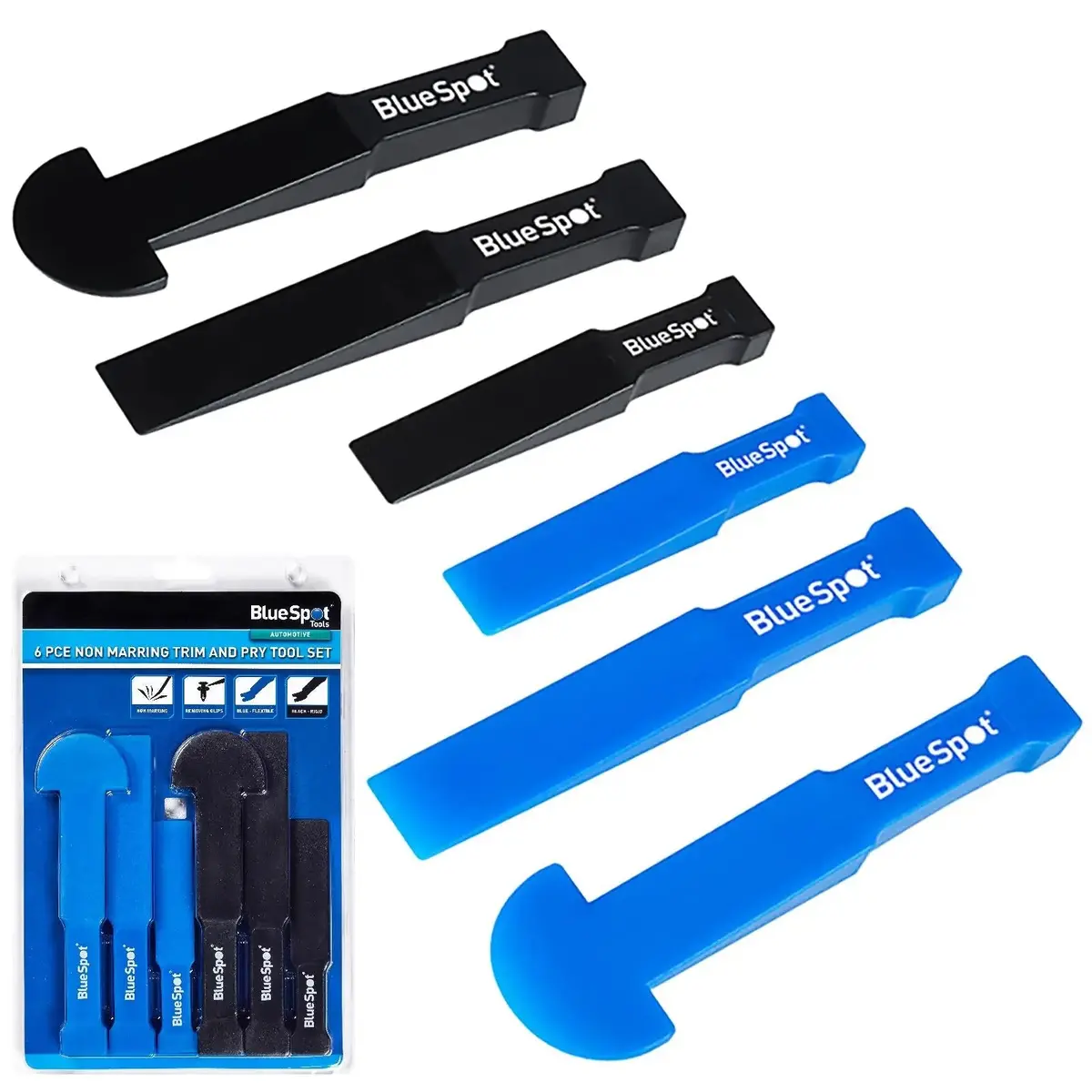 Bluespot Non Marking Marring Trim And Pry Tool Set 6 Piece 1
