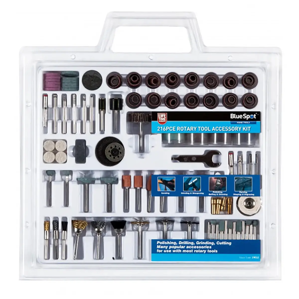 Bluespot Rotary Tool Accessory Kit 216 Piece 1