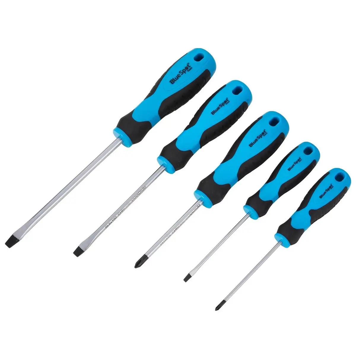 Bluespot Soft Grip Screwdriver Set 5 Piece 1
