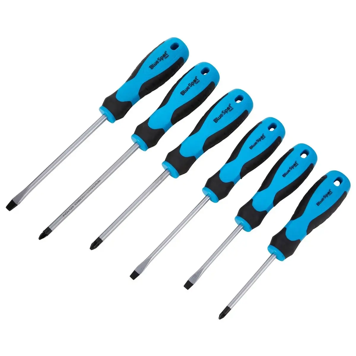 Bluespot Soft Grip Screwdriver Set 6 Piece 1