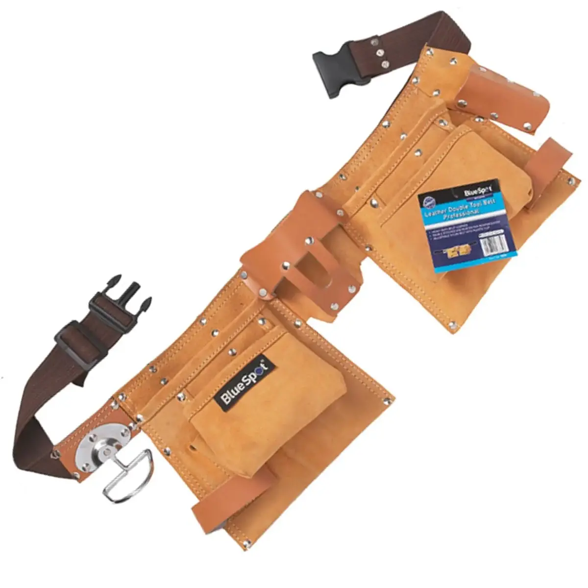 Bluespot Tool Belt Professional Leather Double 1