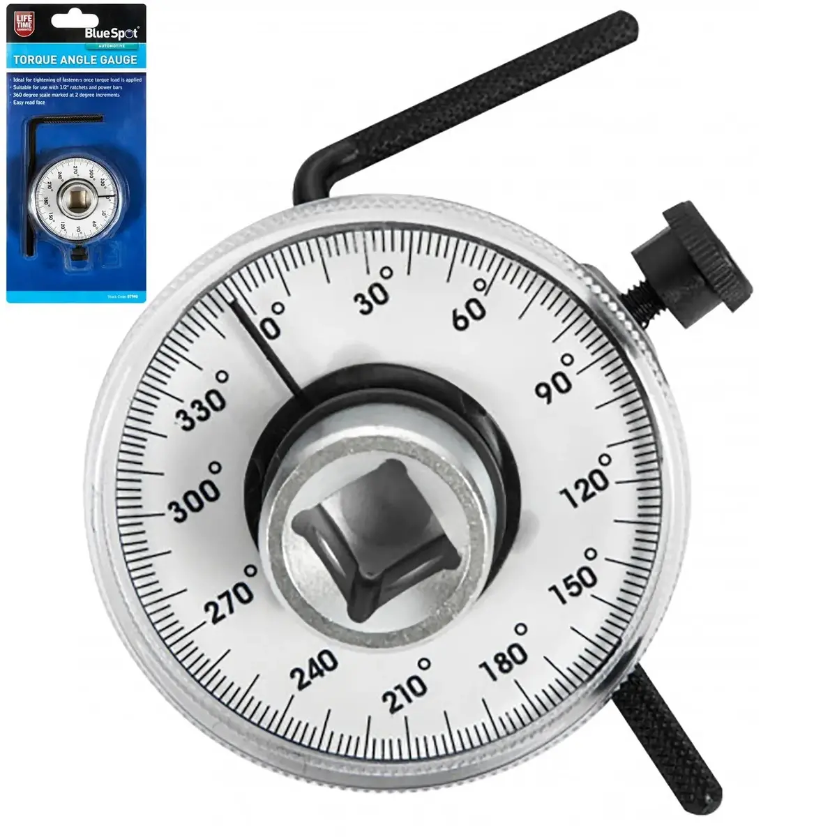Bluespot Torque Angle Gauge 1/2" Drive 1