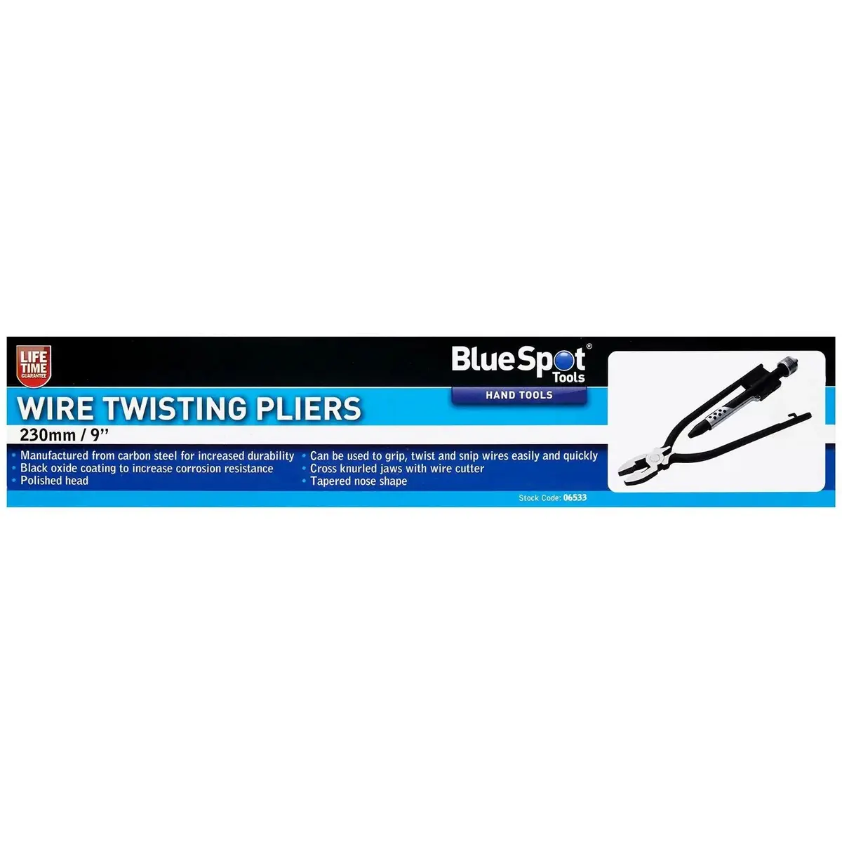 Bluespot Wire Twisting Pliers 230Mm (9") 1