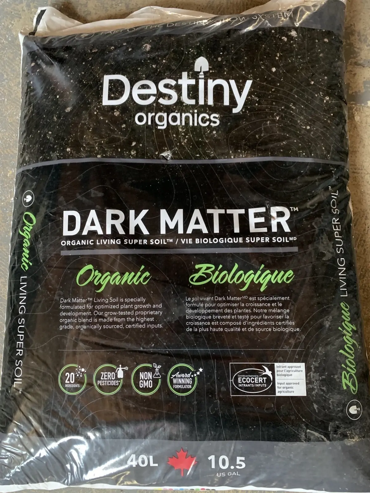 Destiny Dark Matter Living Soil 40L 1