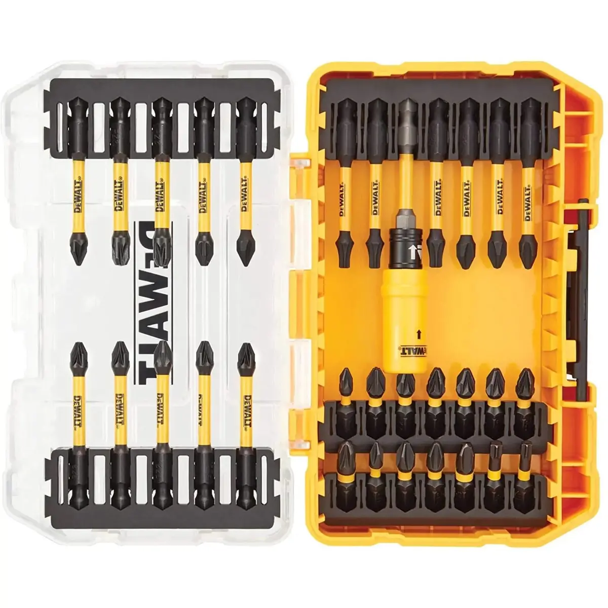 Dewalt Flextorq Screwdriving Set 31 Piece In Tough Case Phillips Pozi Torx 1