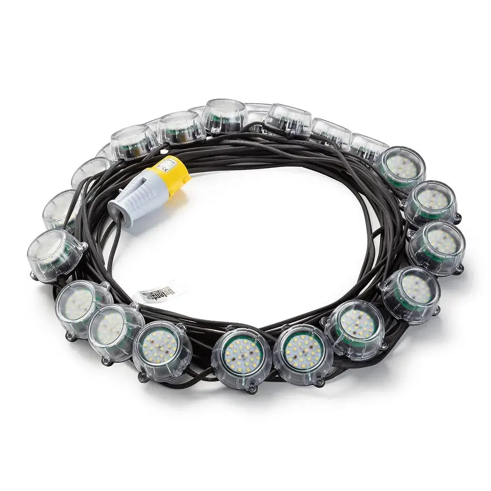 Defender 120W Heavy Duty Led Encapsulated Festoon String Lights 50M 110V E89355 1