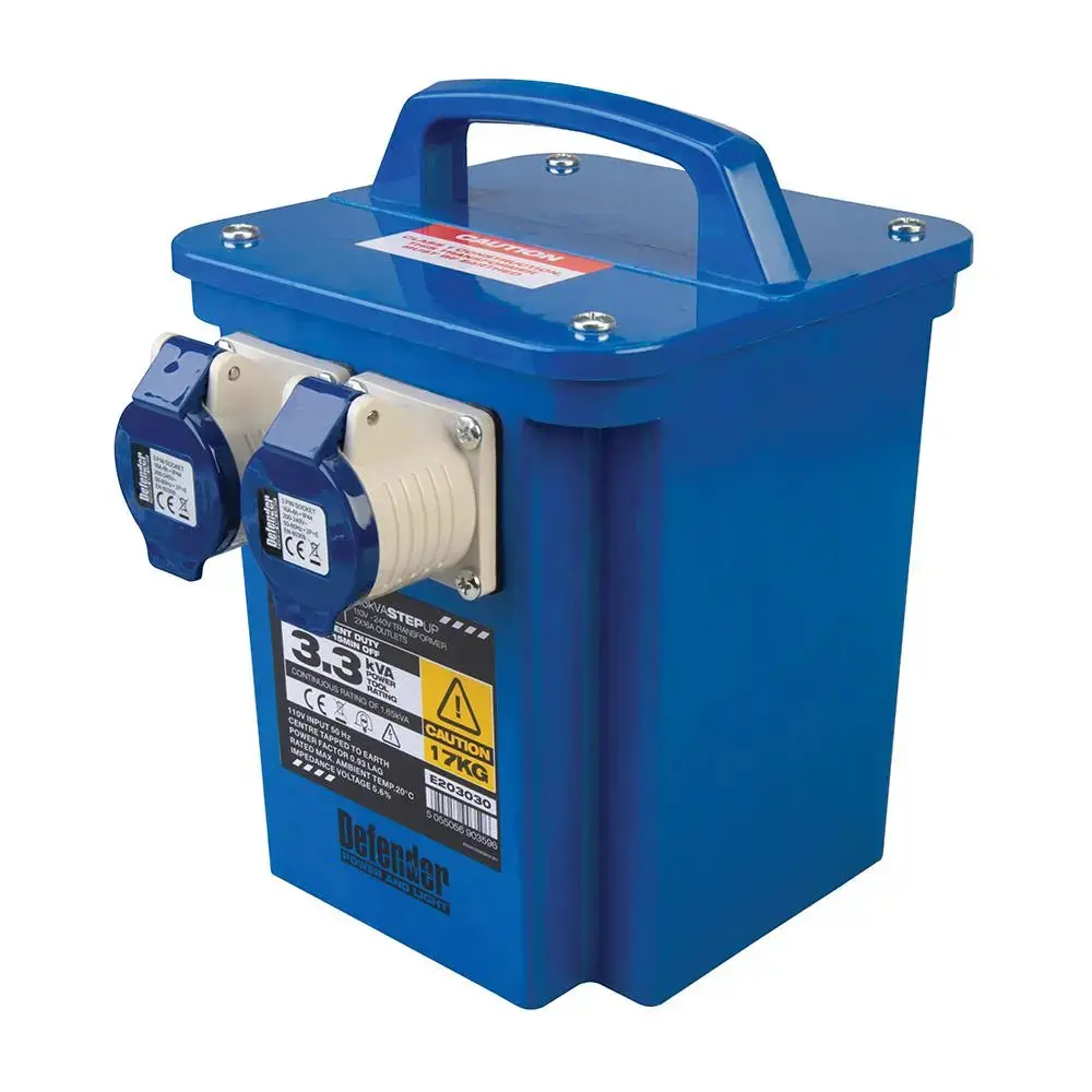 Defender 3.3Kva Step Up Transformer 16A 230V E203030 1