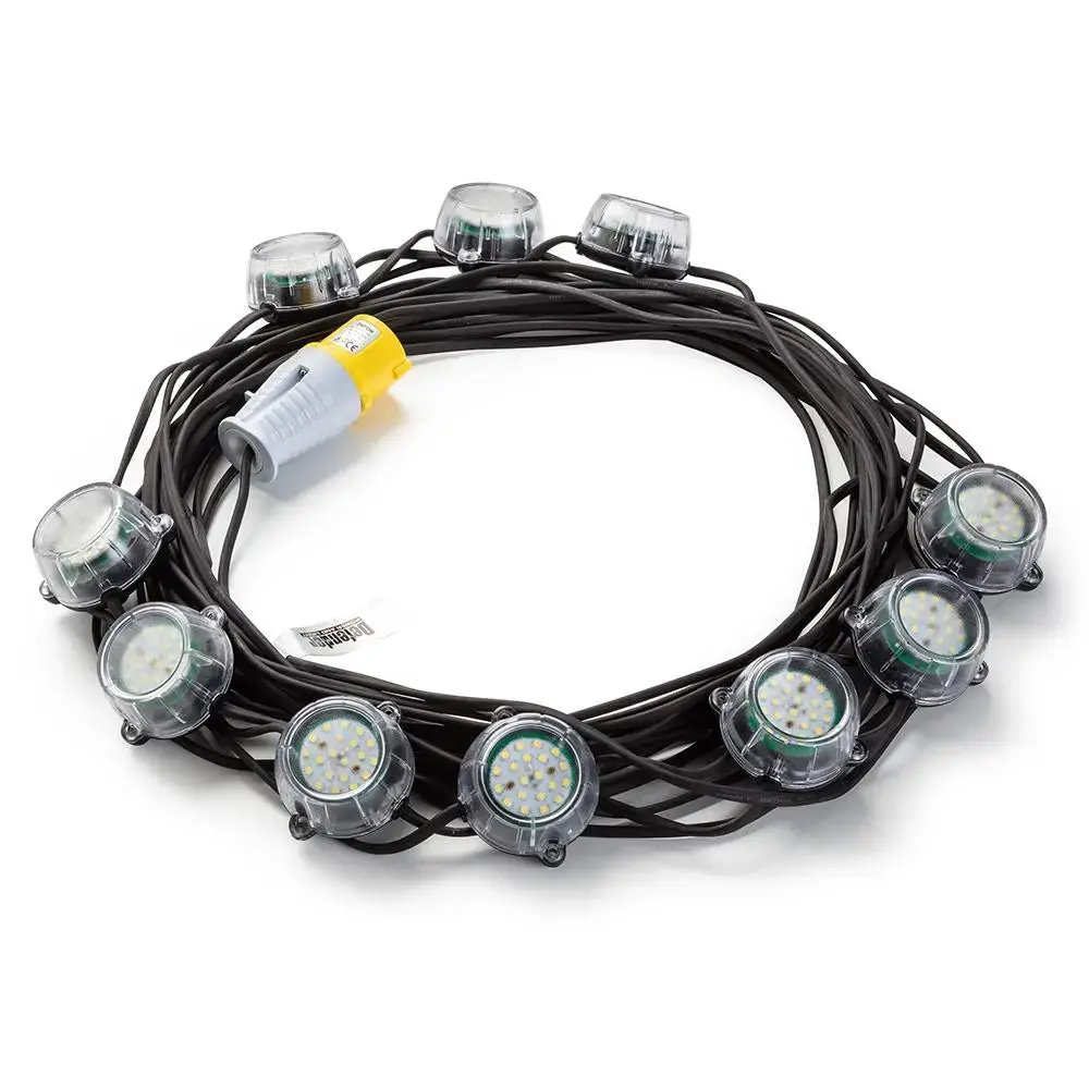 Defender 50W Heavy Duty Led Encapsulated Festoon String Lights 22M 110V E89354 1
