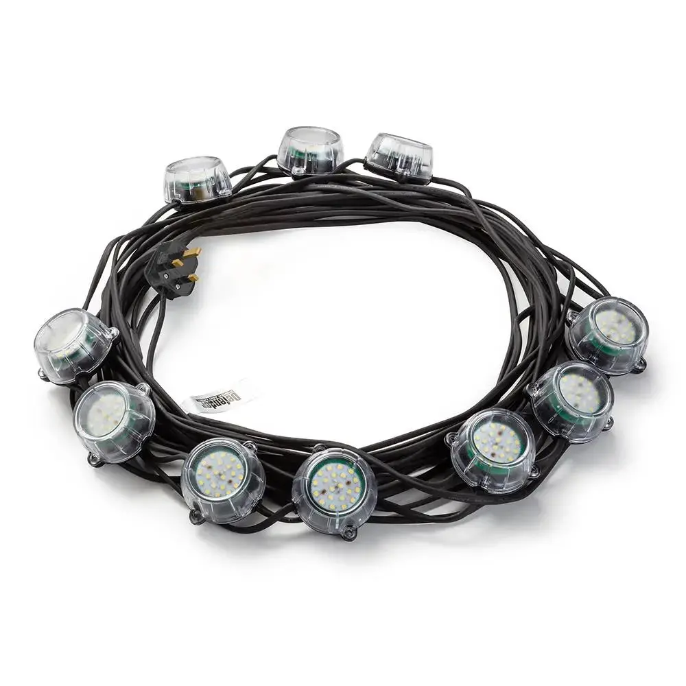 Defender 50W Heavy Duty Led Encapsulated Festoon String Lights 22M 230V E89353 1